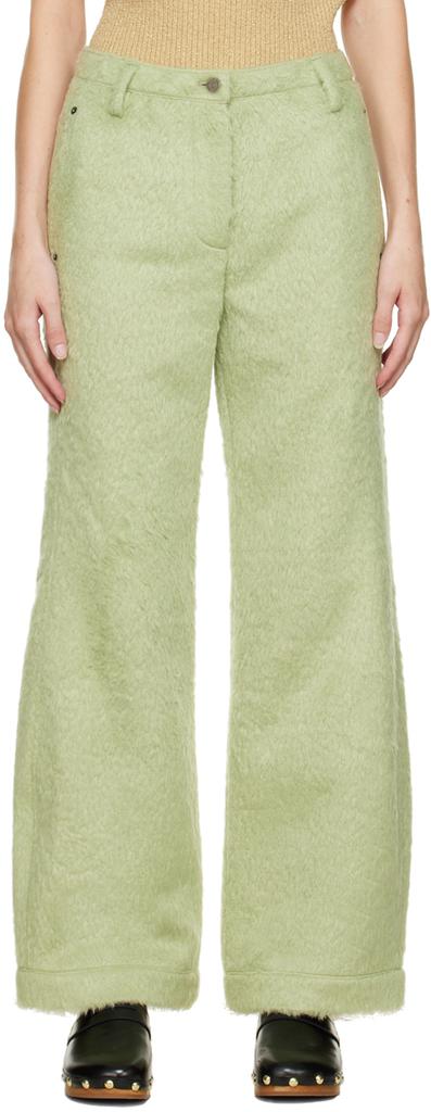 TheOpen Product Green Shag Trousers
