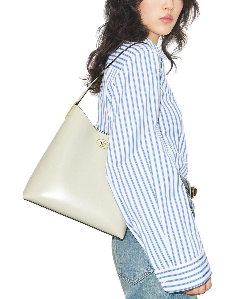 Tory Burch Robinson Spazzolato Leather Hobo Bag 2