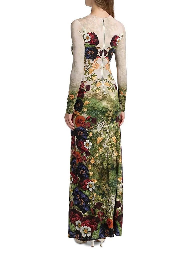 Alice + Olivia Delora Long-Sleeve Maxi Dress 5