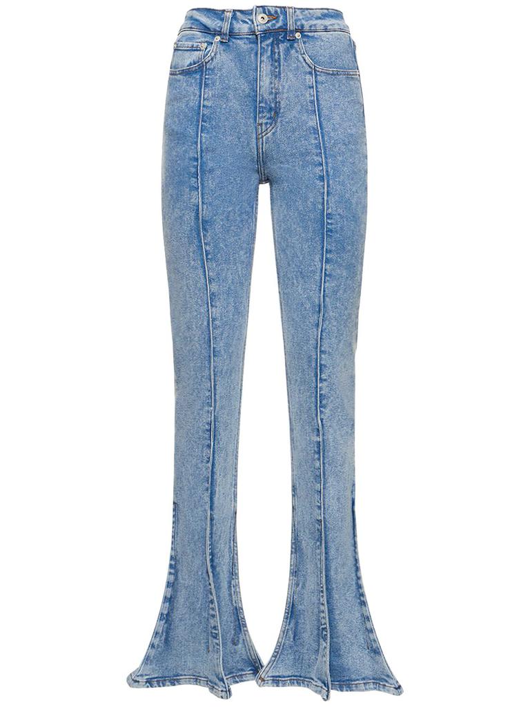 Y/Project Y/Project Asymmetric-Waist Straight Leg Jeans Y/Project Y/Project Asymmetric-Waist Straight Leg Jeans