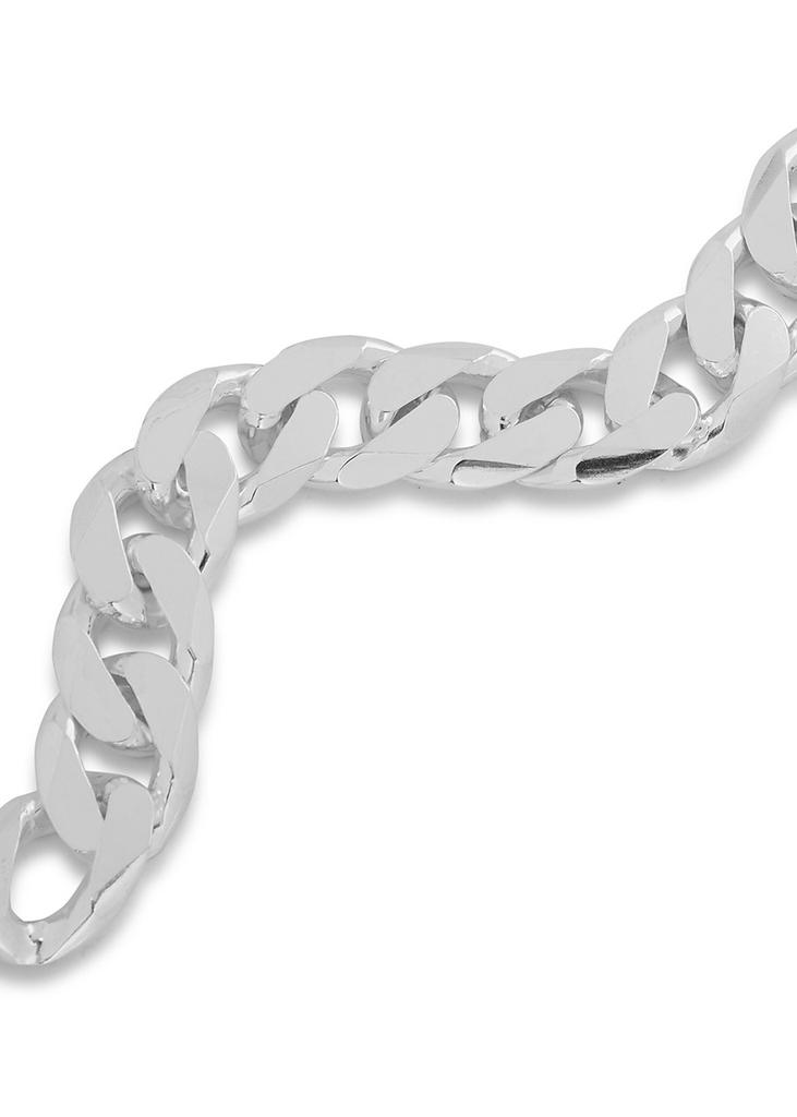 All Blues Moto sterling silver chain bracelet