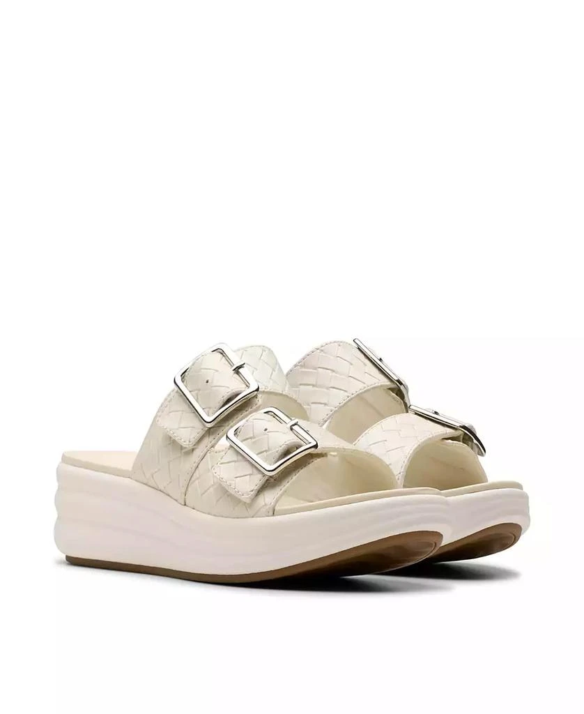 Clarks Cloudsteppers Women's Drift Buckle Slip-On Flat Sandals 6