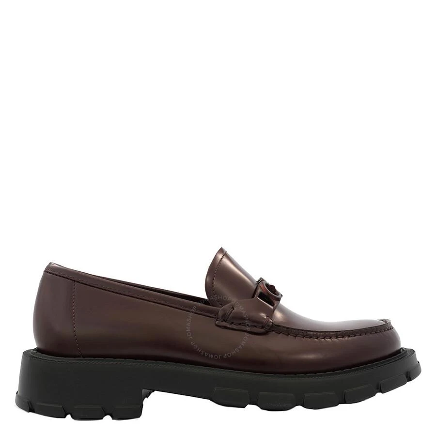Salvatore Ferragamo Salvatore Ferragamo Men's Purple Gancini Ornament Moccasin 1