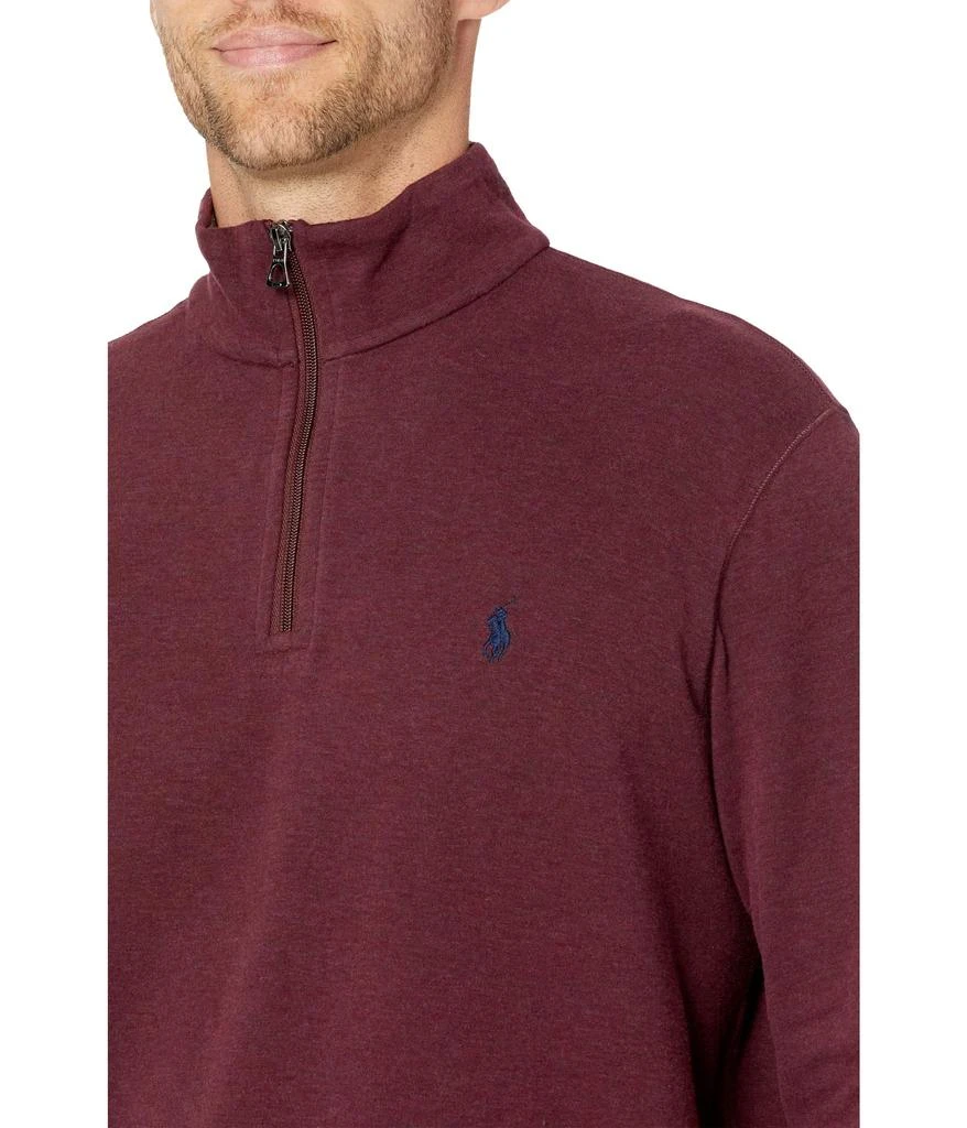 Polo Ralph Lauren Long Sleeve Lux Jersey Quarter Zip Pullover 3