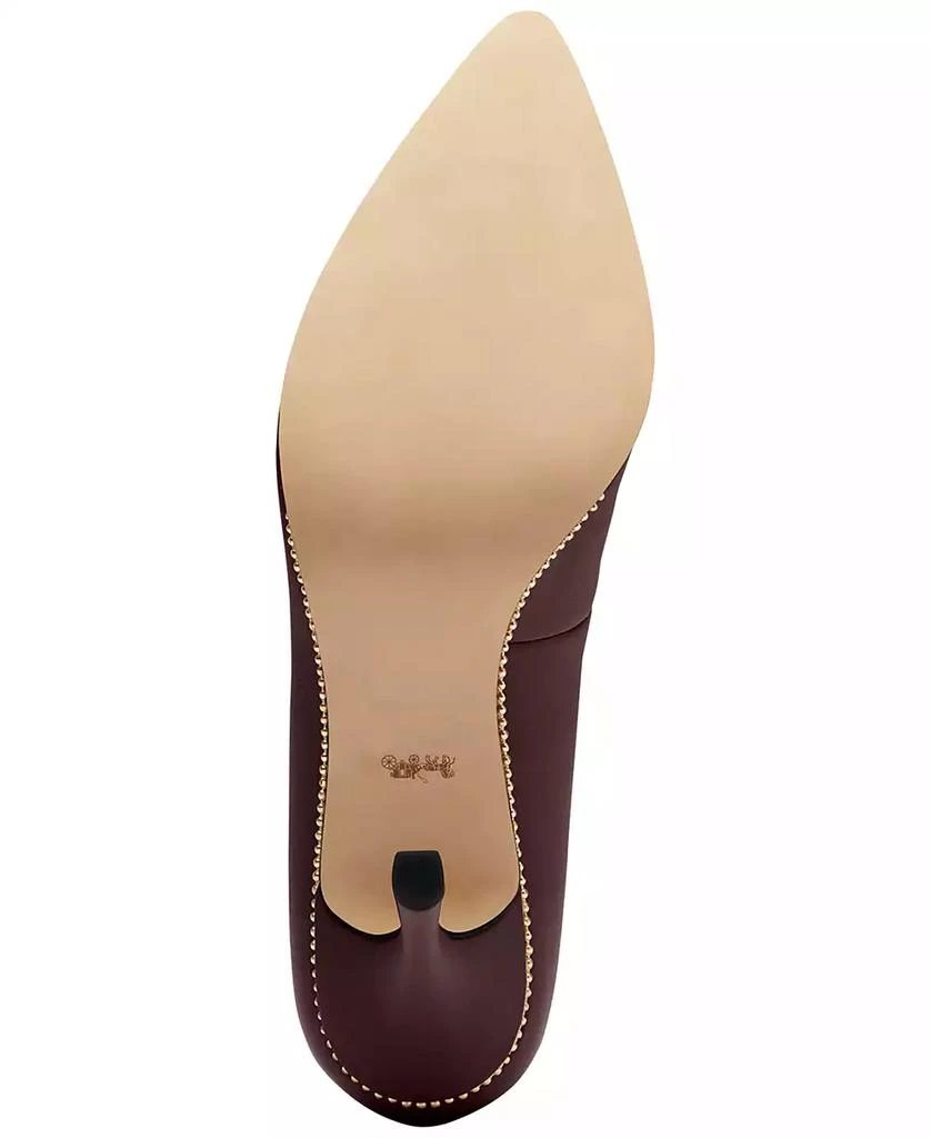 Coach Women's Samantha Signature Pointed-Toe Pumps 5