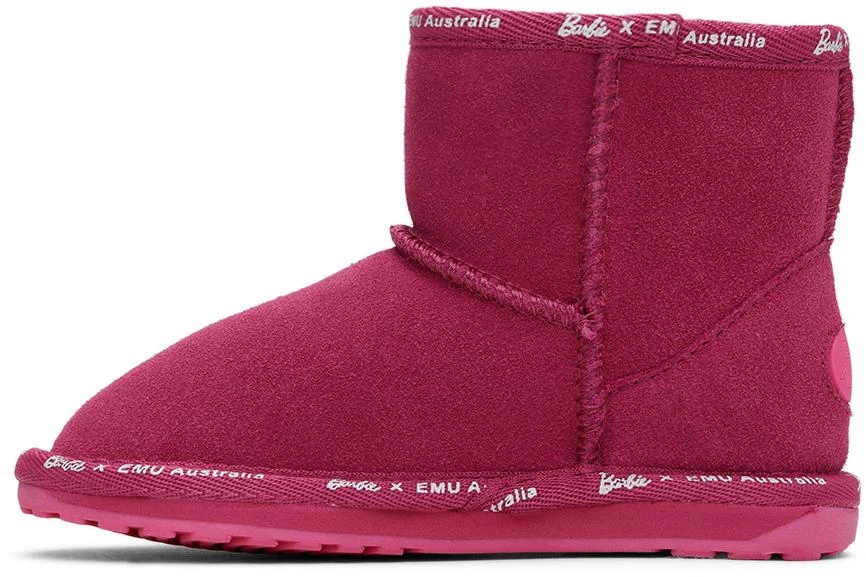 EMU Australia Kids Pink Barbie Wallaby Mini Boots 3