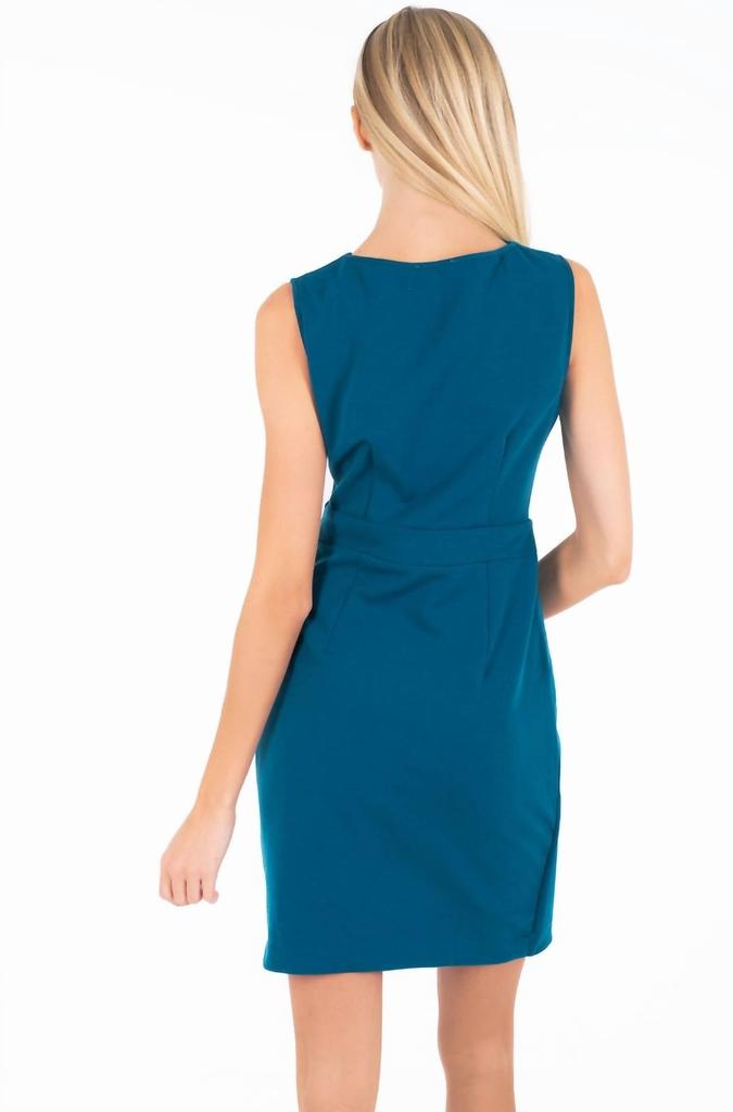 Molly Bracken Molly Bracken - Cowl Neck Straight Mini Dress