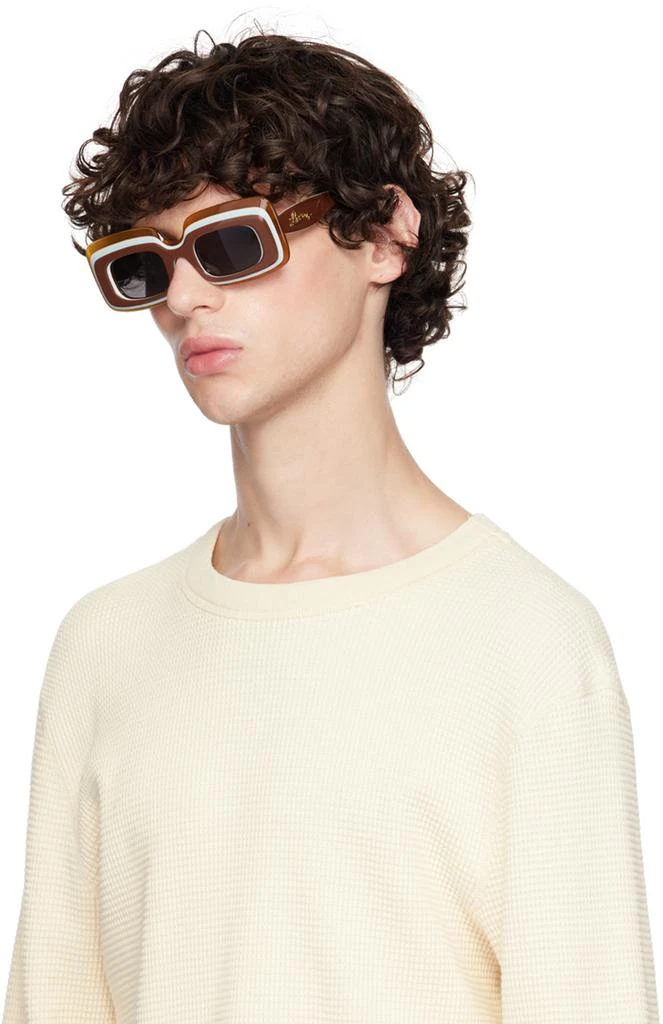 Loewe Multicolor Multilayer Rectangular Sunglasses 4