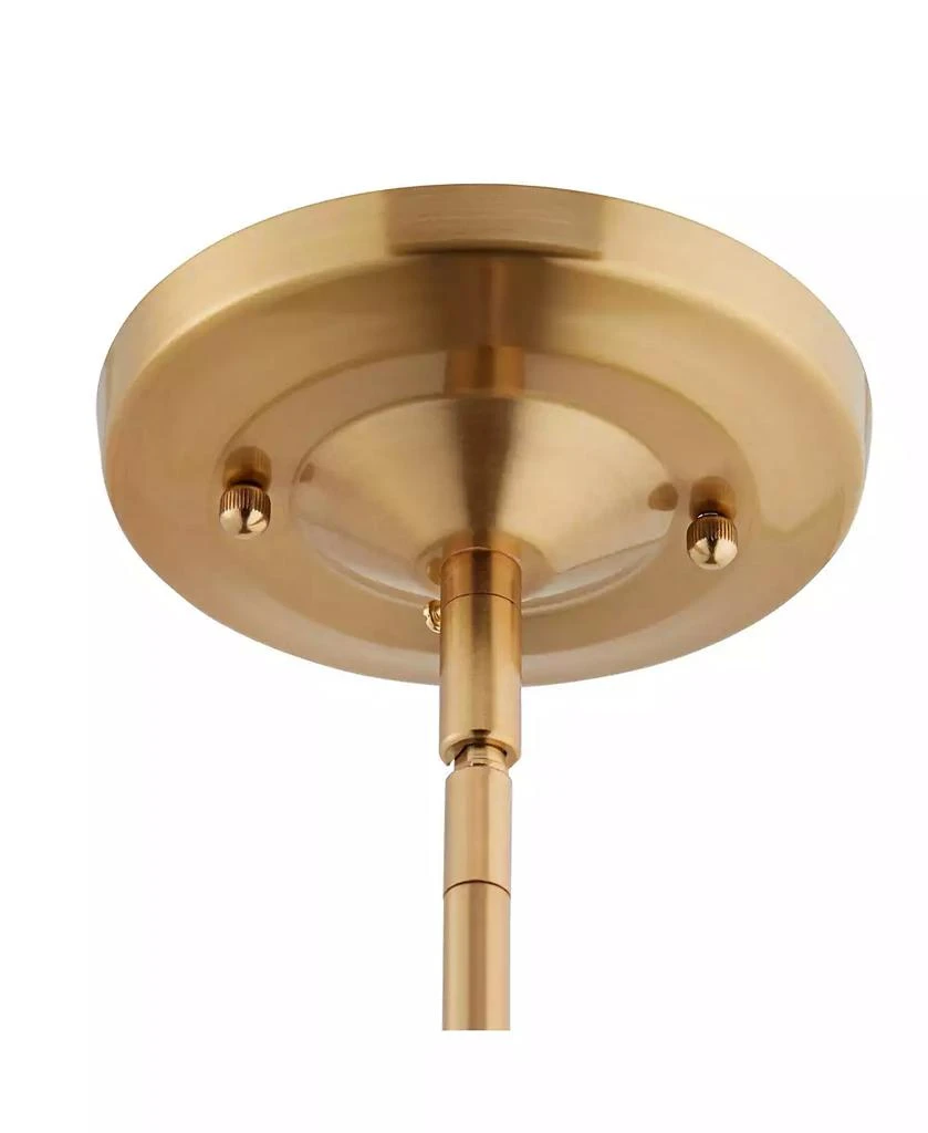 Possini Euro Design Soft Gold 6" Wide Clear Glass Shade Farmhouse Industrial Rustic Fixture Mini Pendant 5