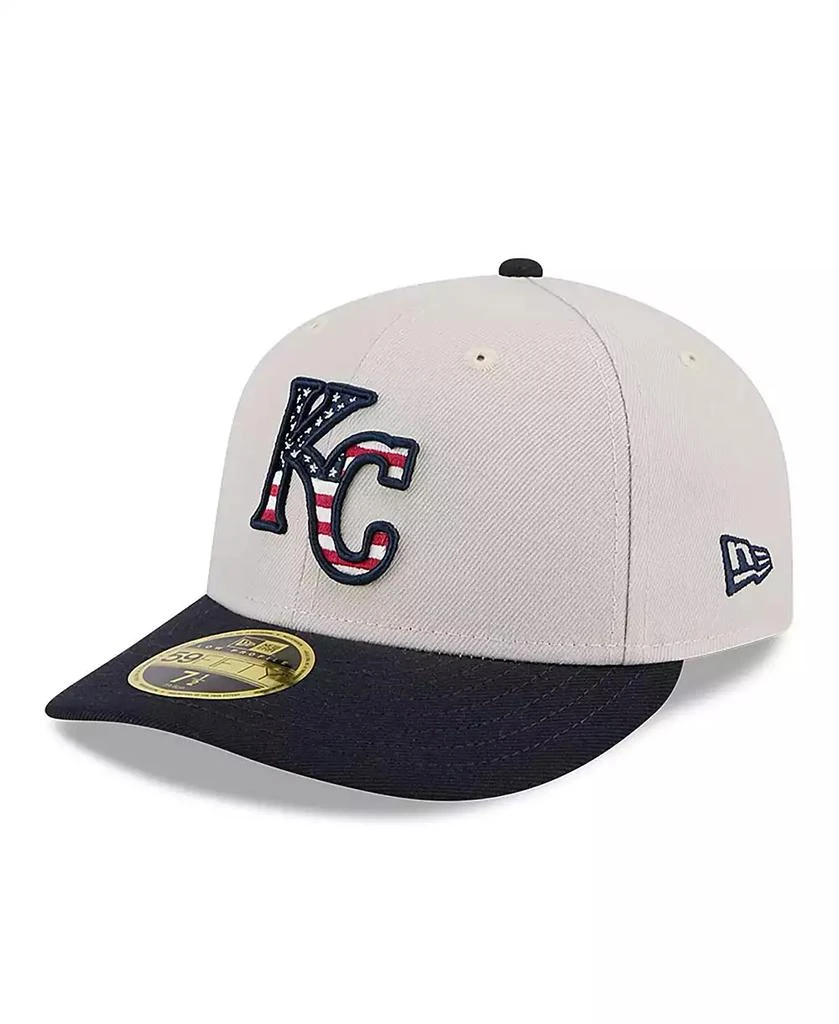 New Era Men's Black Kansas City Royals 2024 Fourth of July Low Profile 59FIFTY Fitted Hat 3