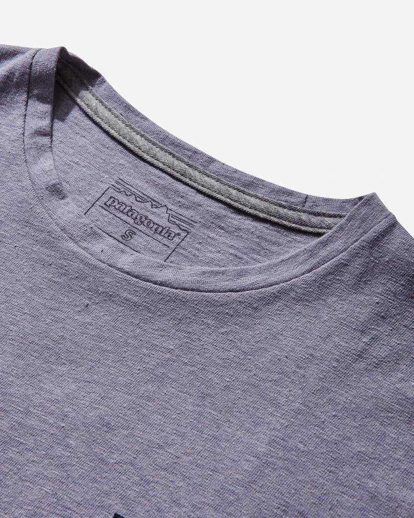 Patagonia Women's P-6 Logo Responsibili T-Shirt Concrete Purple 3