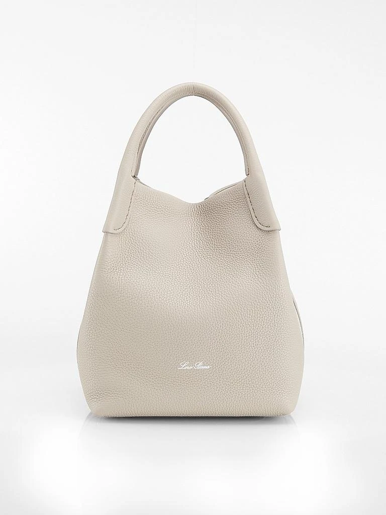 Loro Piana Bale Leather Top Handle Bag 4