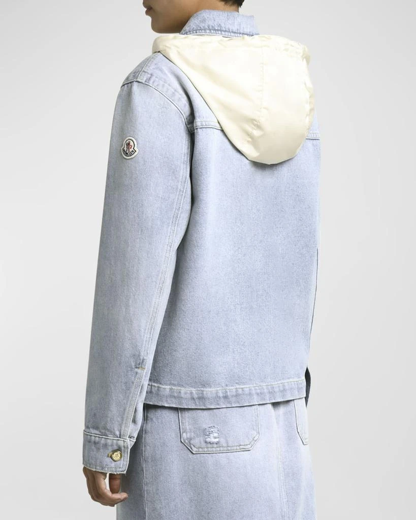 Moncler Melissa Hooded Denim Jacket 6