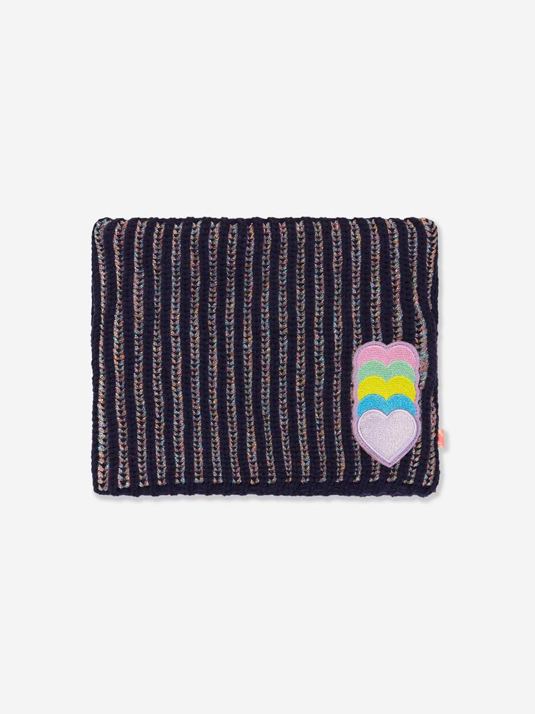 Billieblush Billieblush Girls Hearts Snood in Navy