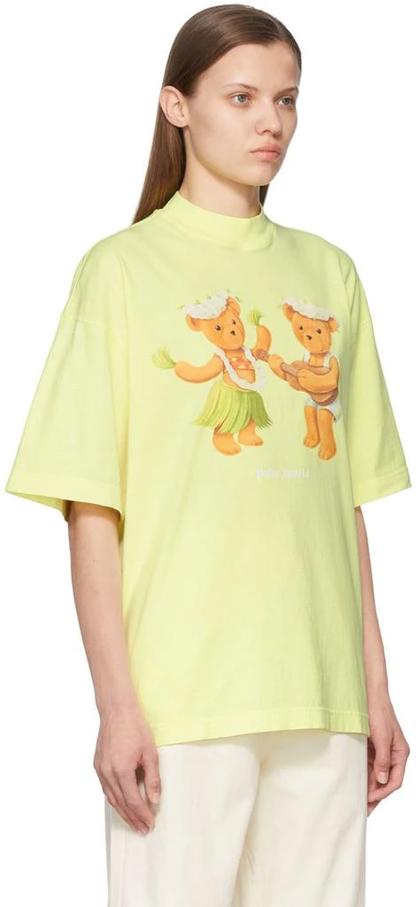 Palm Angels Yellow Dancing Bear T-Shirt 2
