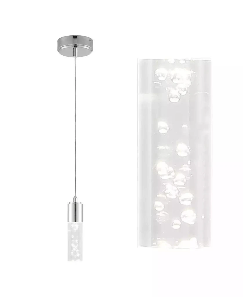 JONATHAN Y Bolha 1-Light Bubble Modern Minimalist Integrated LED Pendant