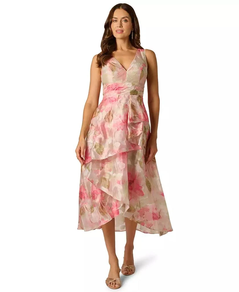 Adrianna Papell Women's Beaded Mesh Slim Column Dress - Dresses & Skirts -  Free Shipping - BeyondStyle