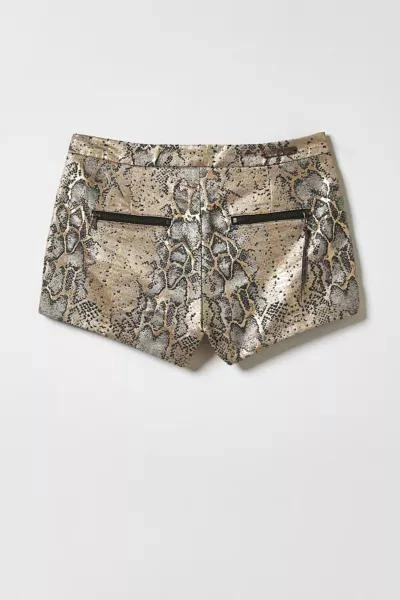 Little Oyster Club Vintage By Little Oyster Club Rockstar Snake Print Micro Short 2