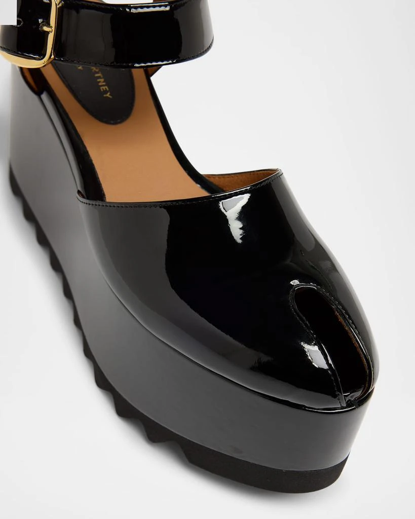 Stella McCartney Elyse Patent Platform Pumps 6