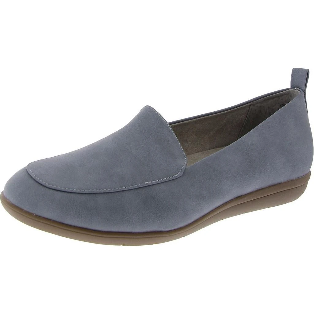 White Mountain Twiggy Womens Faux Leather Slip-On Loafers 1