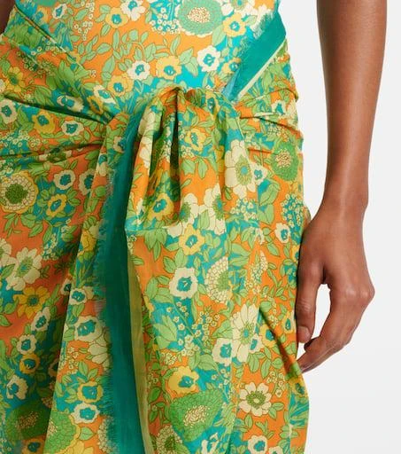ALÉMAIS Jeff printed cotton beach cover-up 4