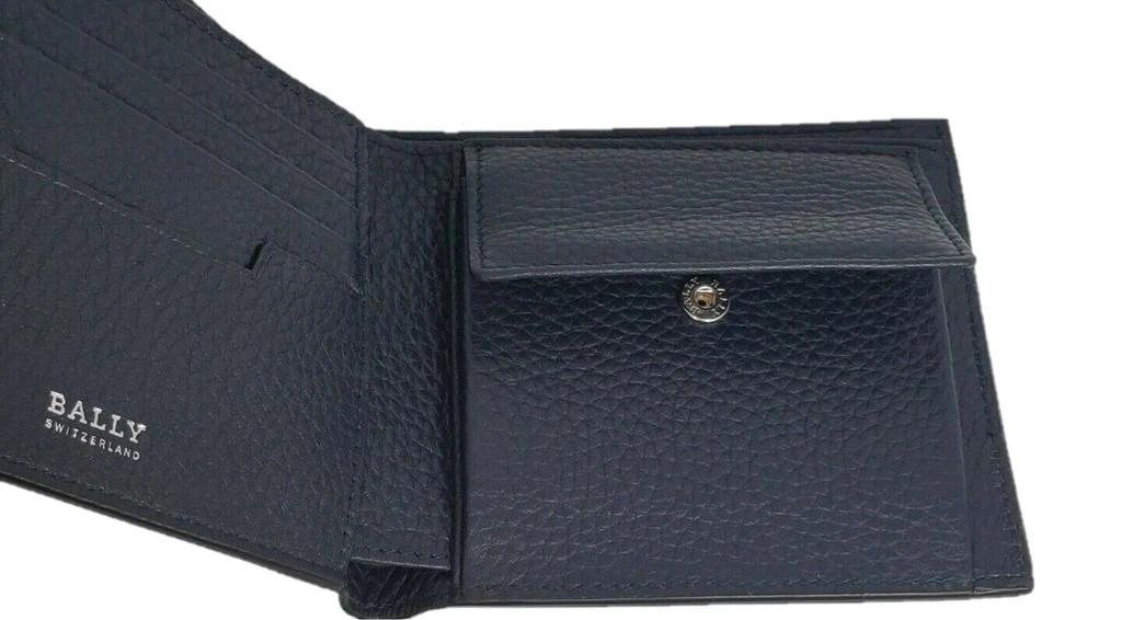 Bally Myie Men's 6230920 Navy Grained Leather Wallet 2