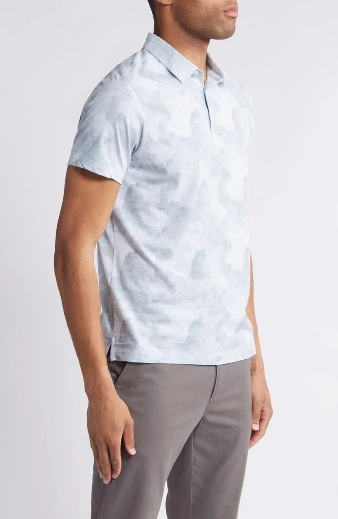 Robert Barakett Laing Slim Fit Cloud Print Polo 3