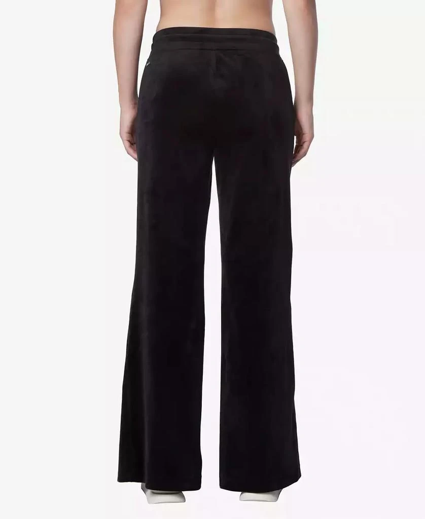 Marc New York by Andrew Marc Women's Full Length Velvet Vented Pants 2
