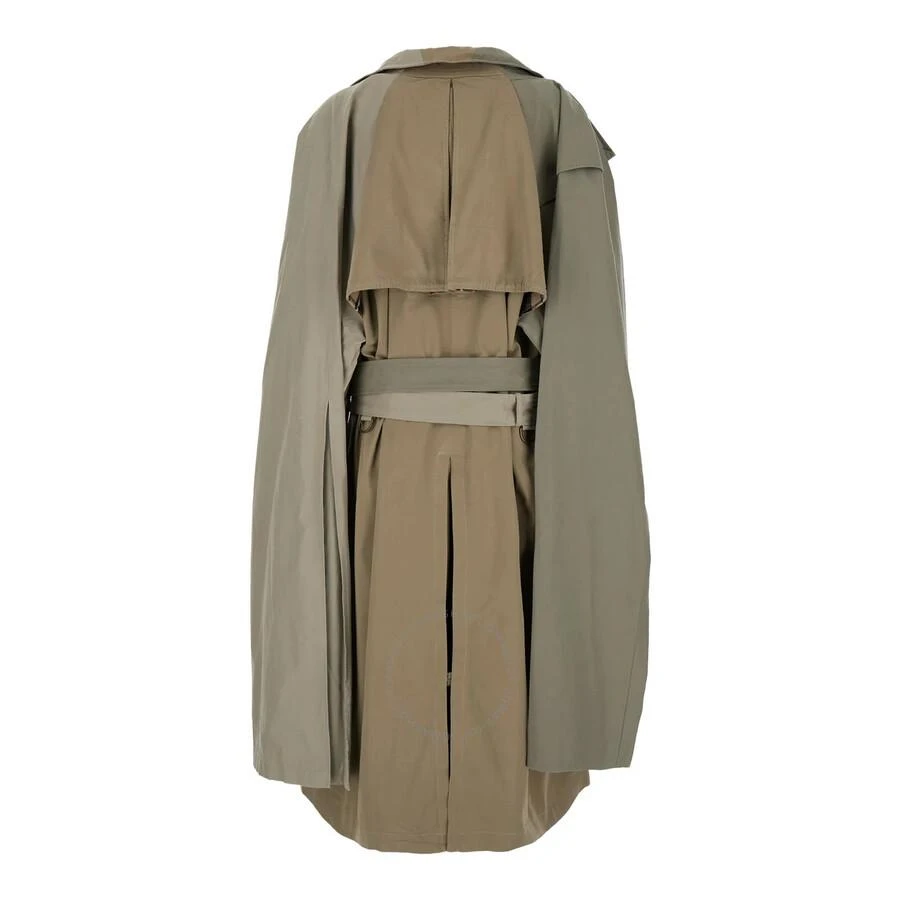 Balenciaga Ladies Beige Double Sleeve Trench Coat 2