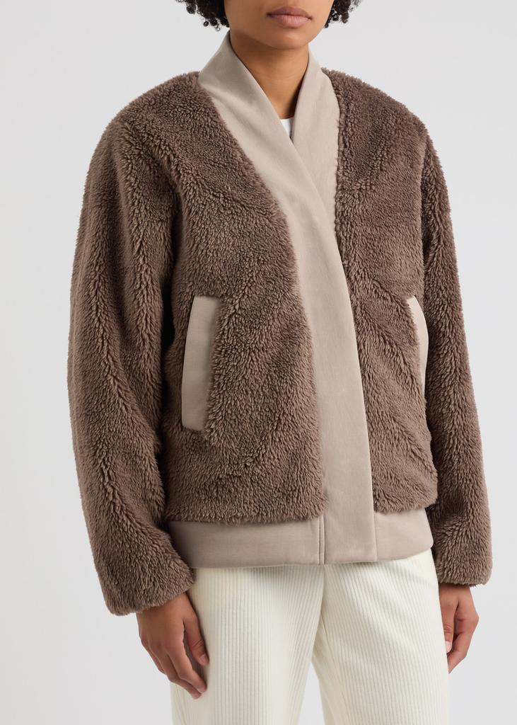 Varley Joanna reversible fleece and nylon jacket