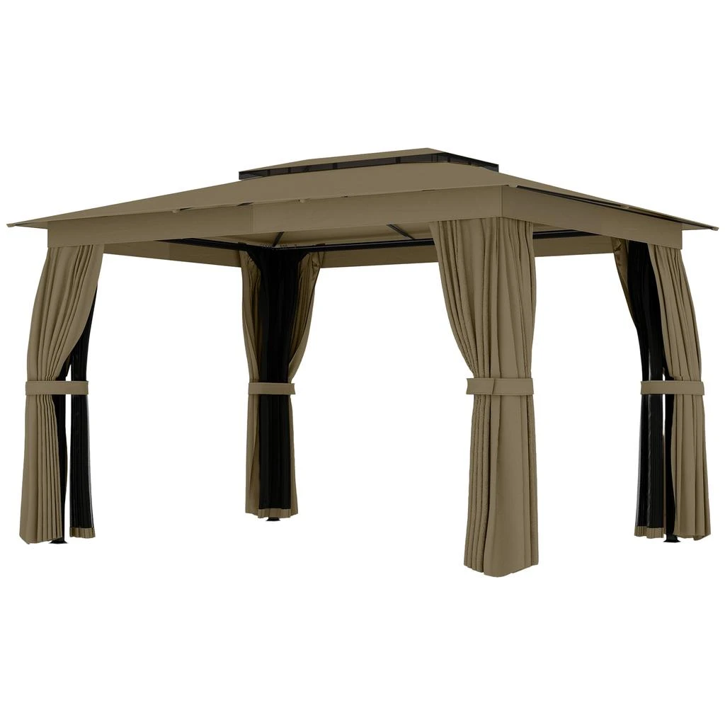 Hivvago Soft Top 10x12 Gazebo Canopy Shelter