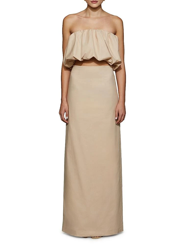 pastel coral bridesmaid dresses Structured Knit Pencil Skirt – Tibi Official