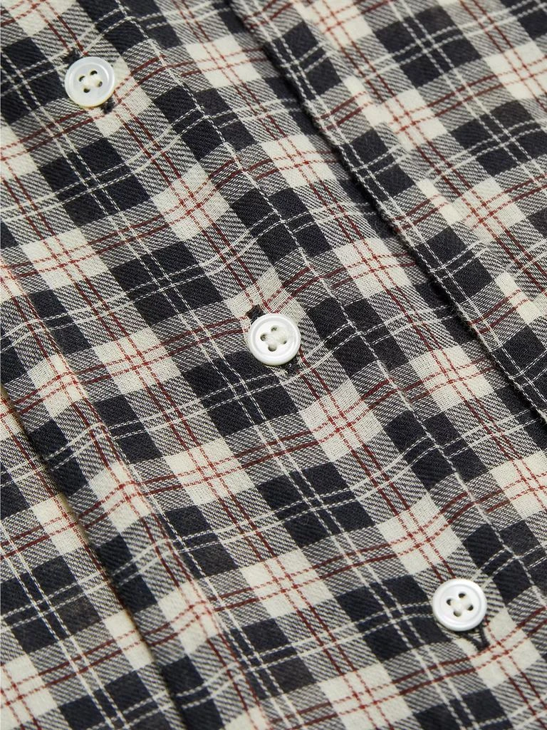 DÔEN Joelle Plaid Organic-Cotton Long-Sleeve Shirt 7