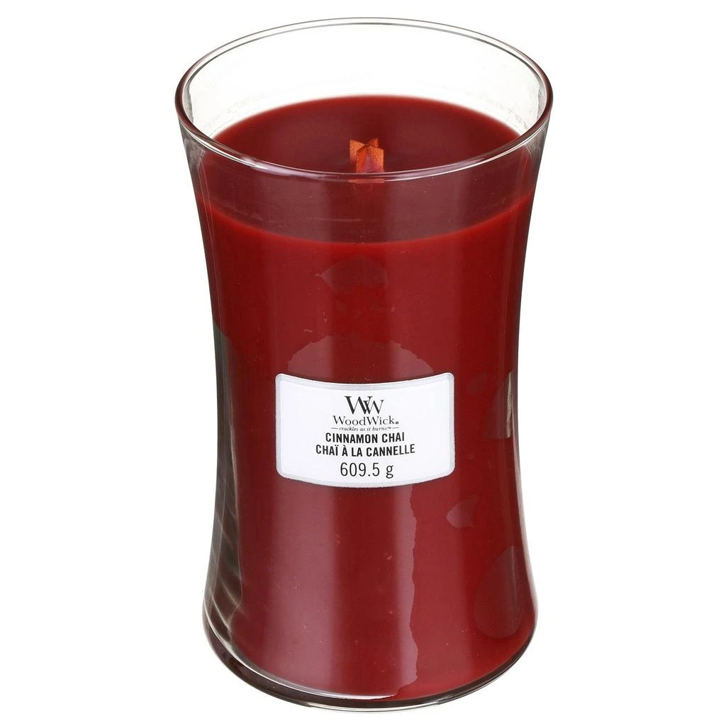 Woodwick WoodWick - Cinnamon Chai Large Hourglass Candle (604.5g) 1