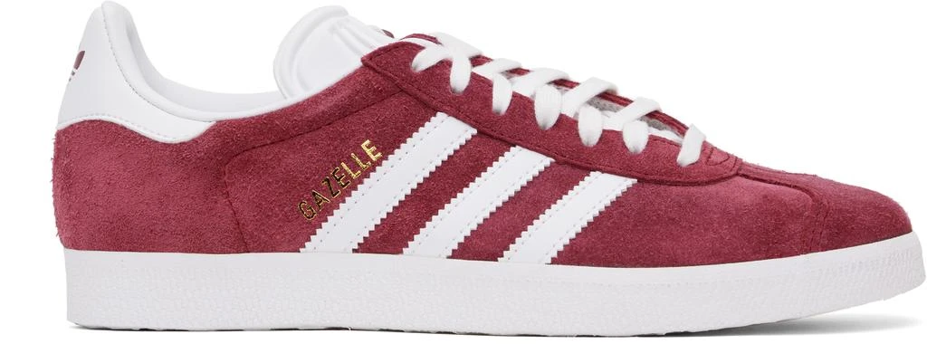 Adidas Burgundy Gazelle Sneakers 1