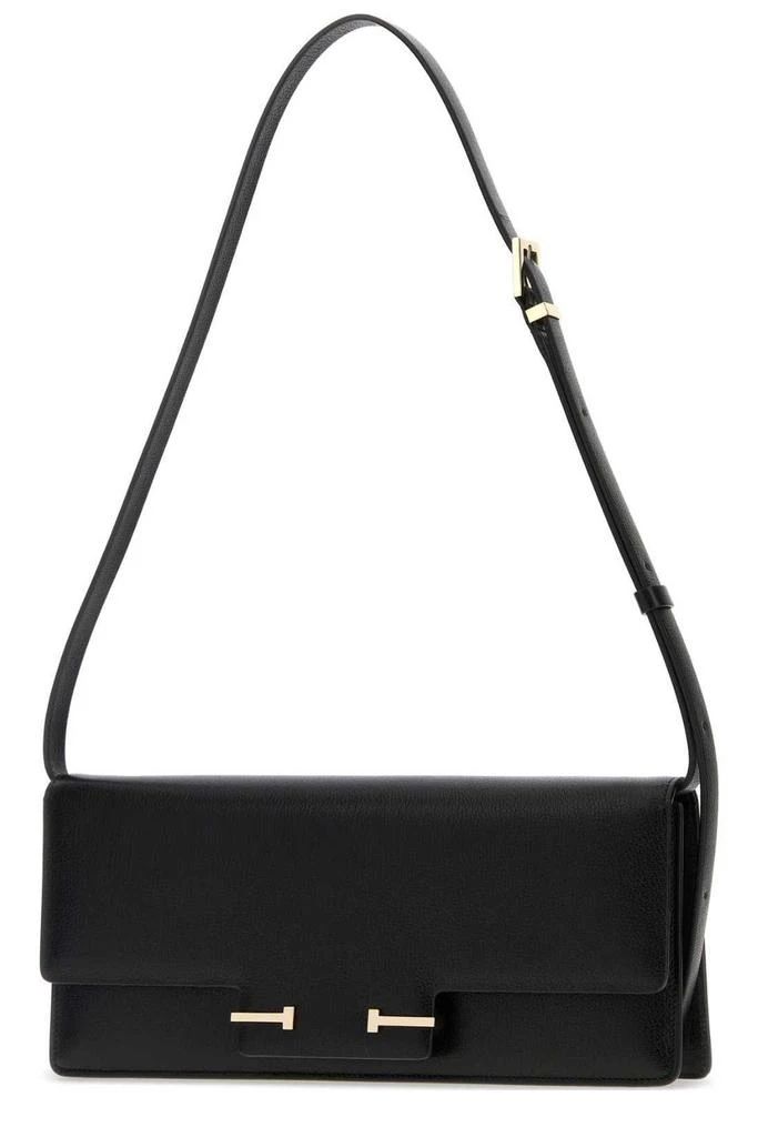 Tom Ford Tom Ford Supple Logo Buckled Shoulder Bag 3