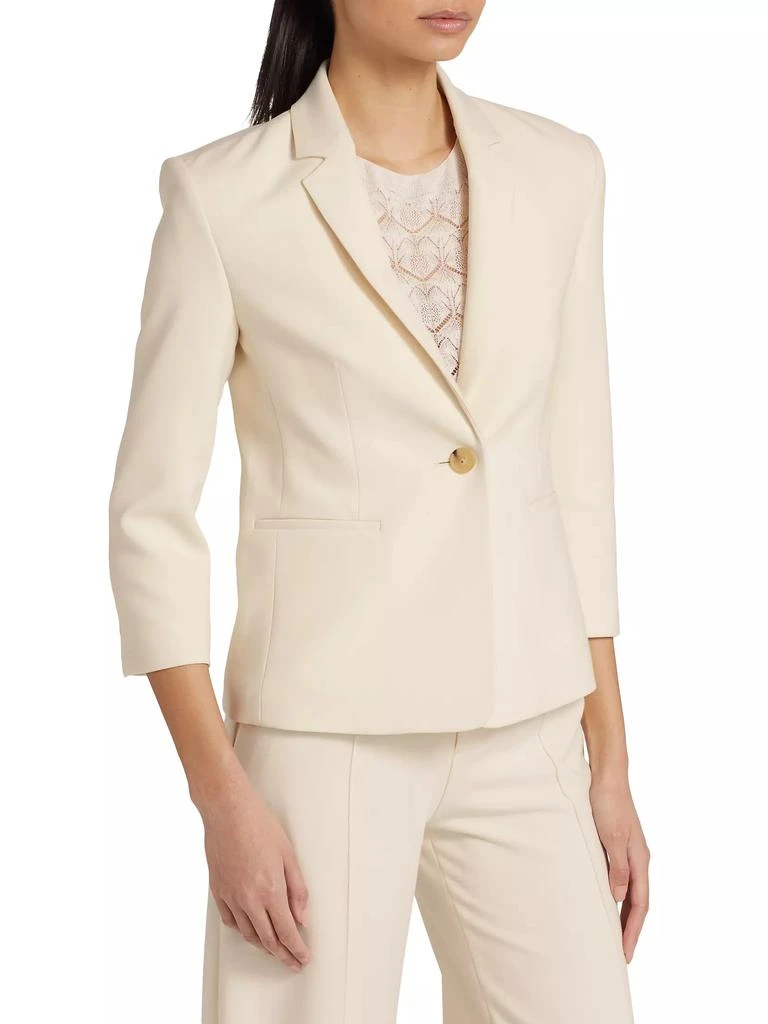 Vince Crepe Single-Breasted Blazer 4