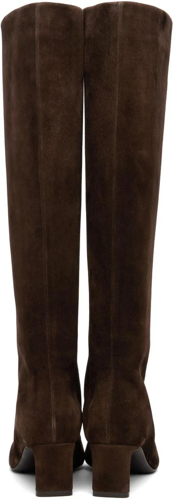 Khaite Brown Ona Knee-High Tall Boots 2