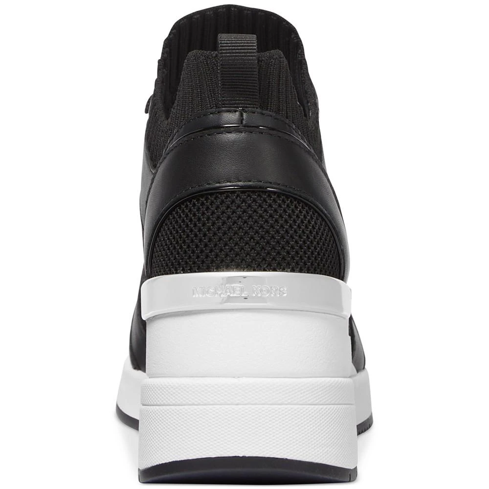 Michael Kors Women's Georgie Knit Lace-Up Trainer Sneakers 3