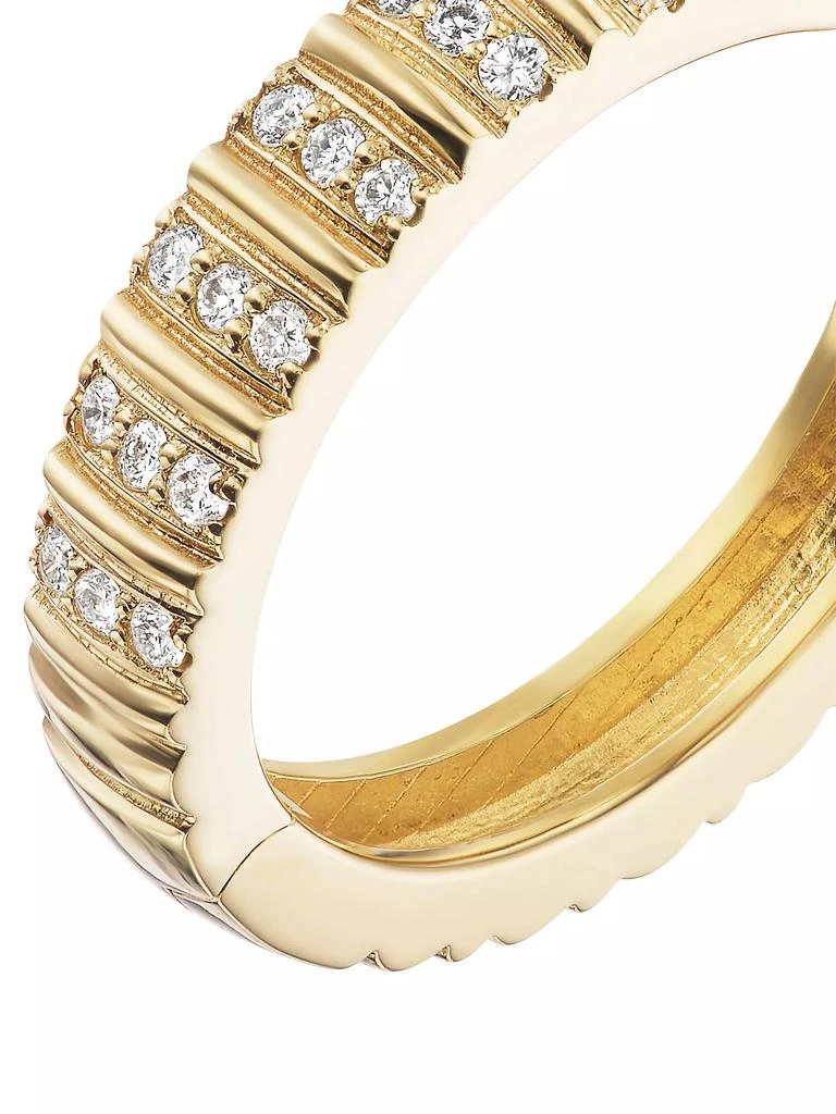 Marlo Laz Desert Rising Juli 14K Yellow Gold & 0.26 TCW Diamond Hoop Earrings 3