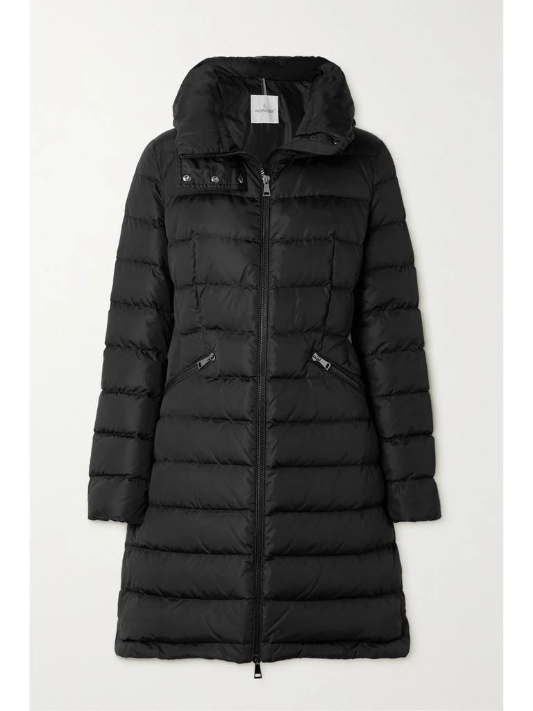 Moncler Flammette 绗缝软壳面料连帽外套 1