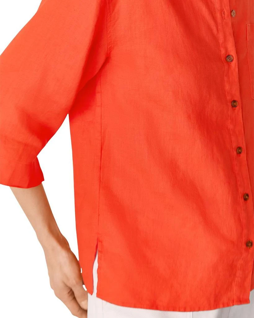 Whistles Grandad Linen Shirt 5