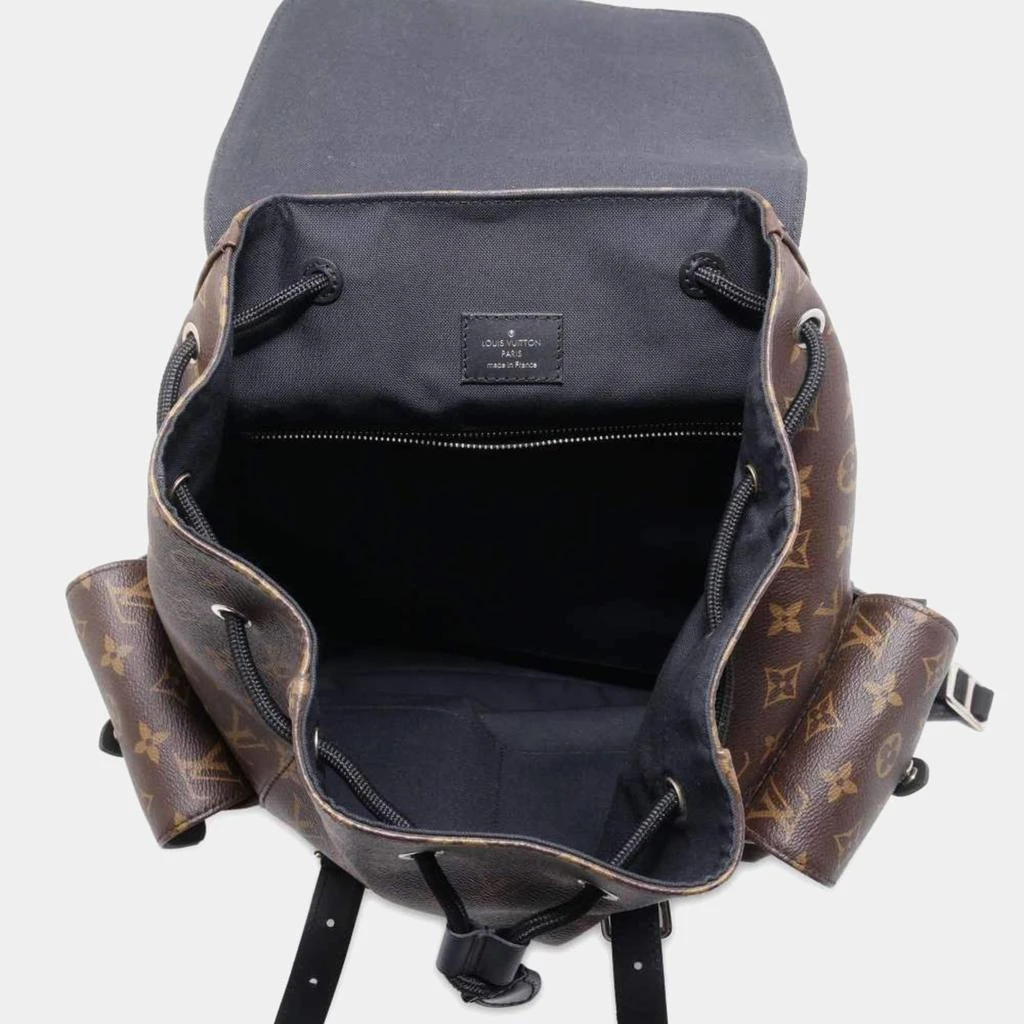 Louis Vuitton Louis Vuitton Black Monogram Macassar Christopher Mm Backpack 4
