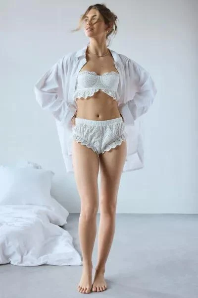 Out From Under Out From Under Picnic Me Up Eyelet Ruffle Boyshort 1