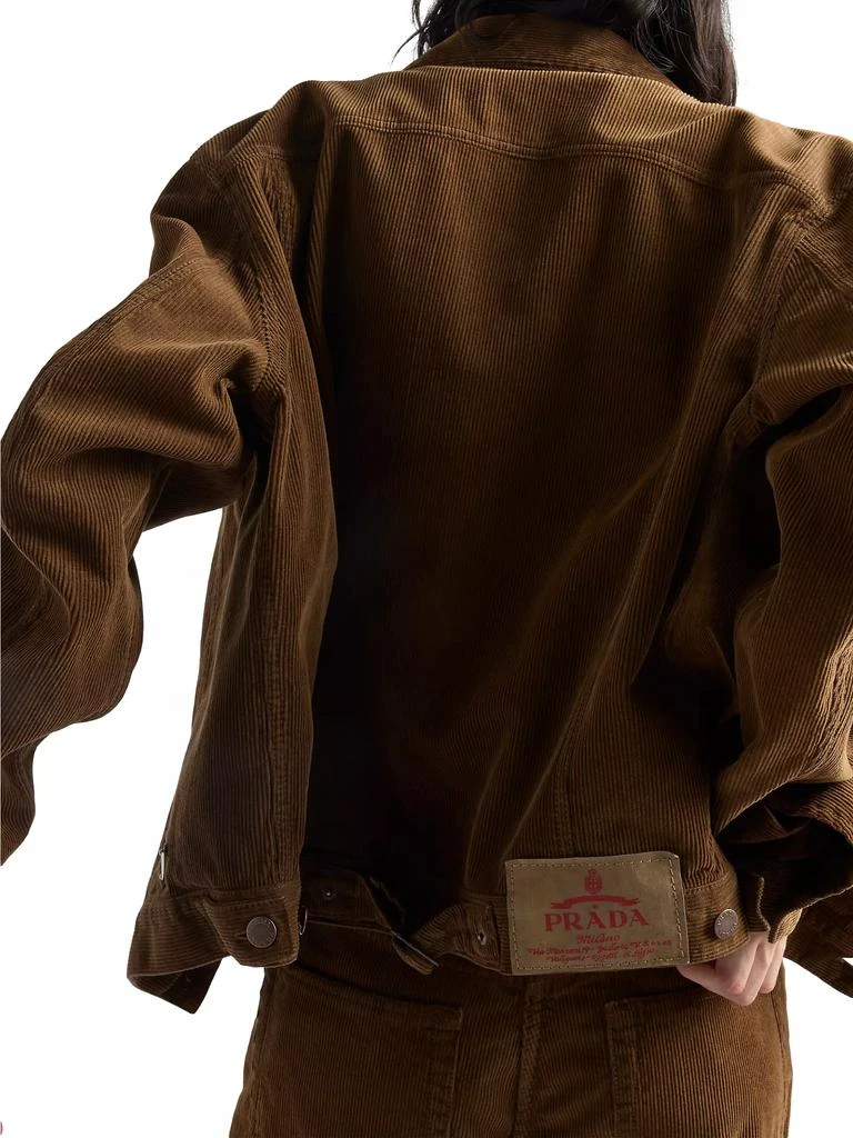 Prada Corduroy Blouson Jacket 5
