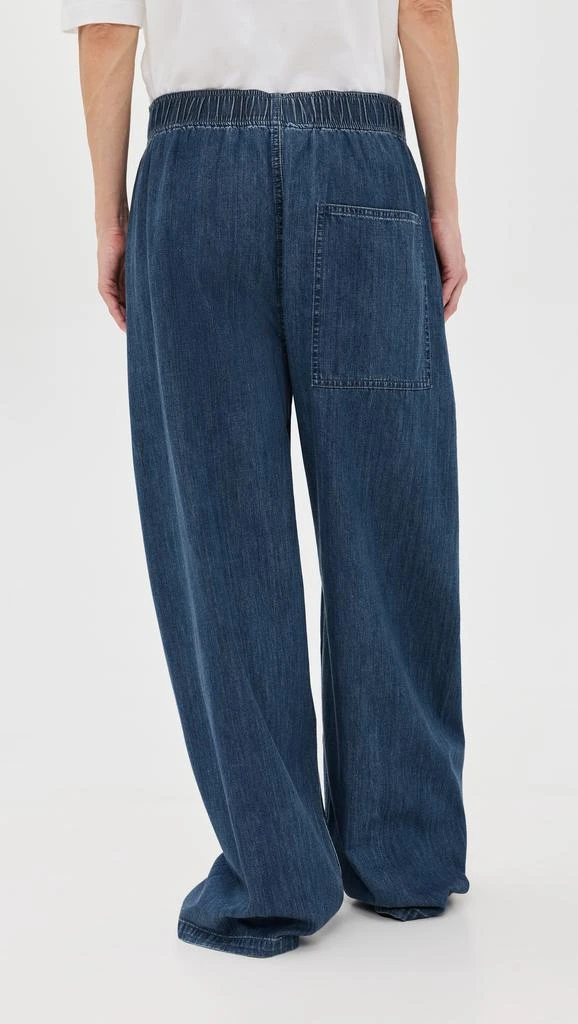 Tibi Summer Denim Classic Wash Winslow Pants Petite 2