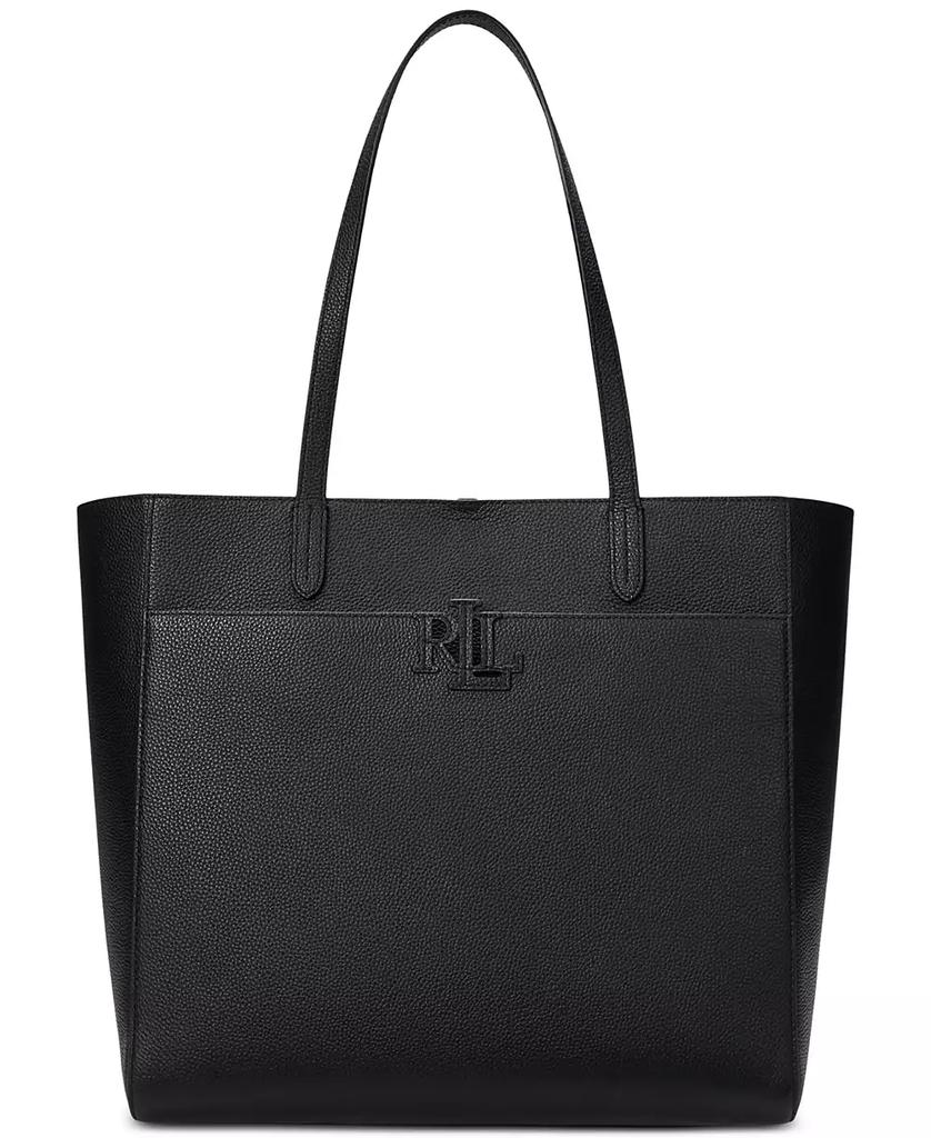 Ralph Lauren Pebbled Leather Extra-Large Cameryn Tote Bag