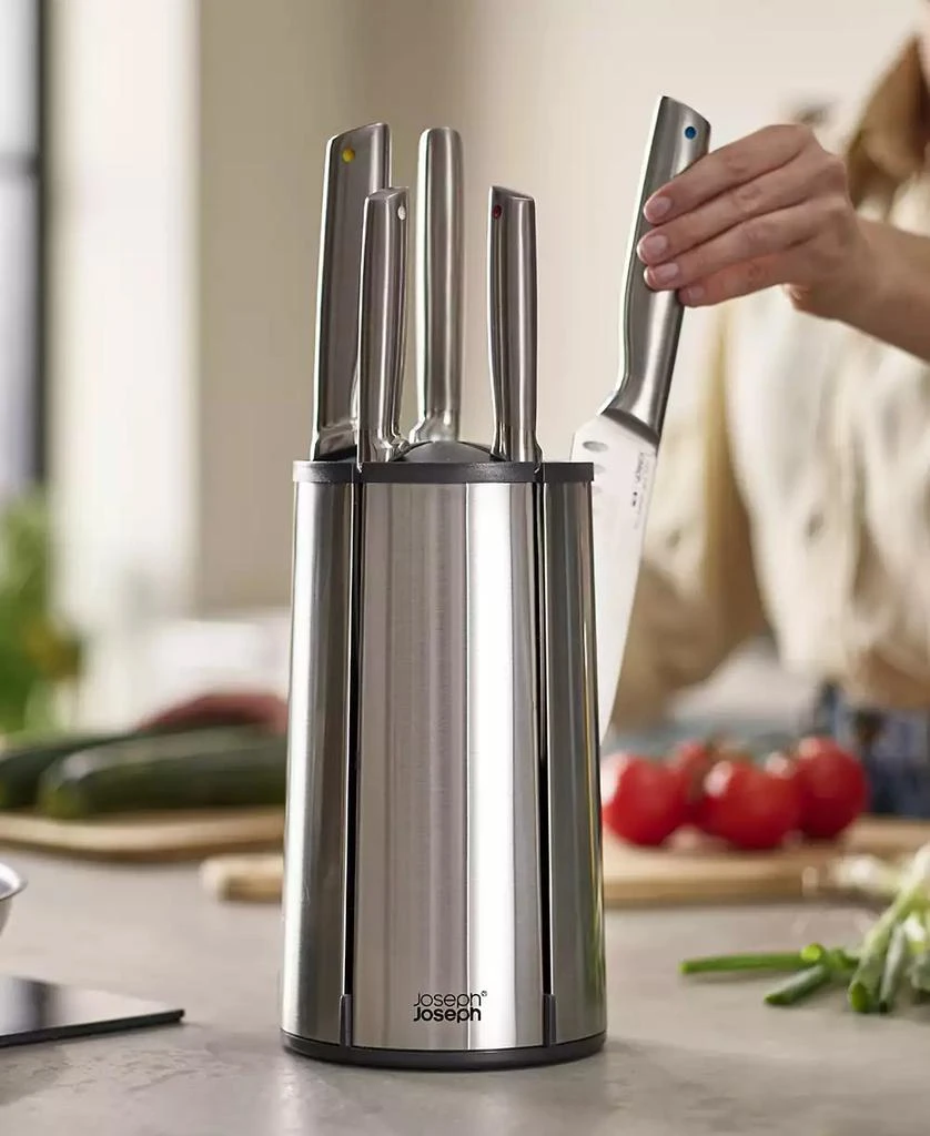 Joseph Joseph Elevate Steel Knives Carousel, 6-Piece Set 6