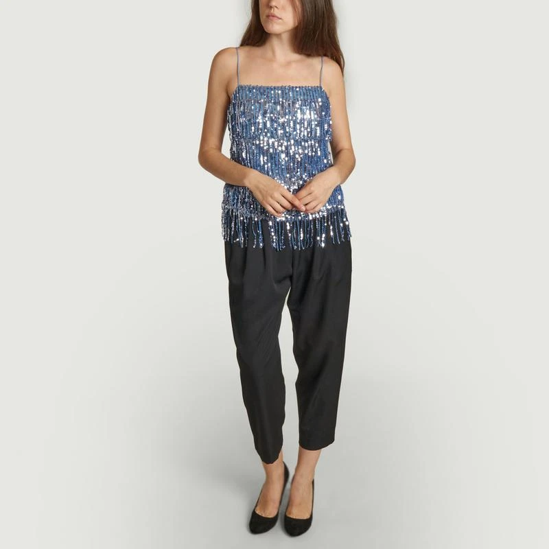 Samsoe - Samsoe Top Astella 14771 Midi blue SAMSOE - SAMSOE 4