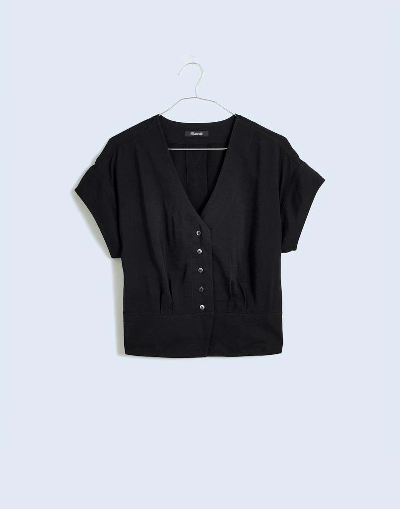 Madewell Pleated Short-Sleeve Top 6